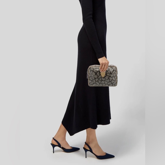 Auth YVES SAINT LAURENT Clutch Hand Bag Purse - Picture 7 of 7